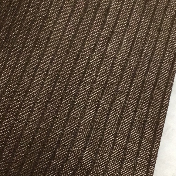 Danskin Vintage Semi Sheer Brown Stripe Tights,  Sandal Foot pattern pantyhose - Picture 2 of 6